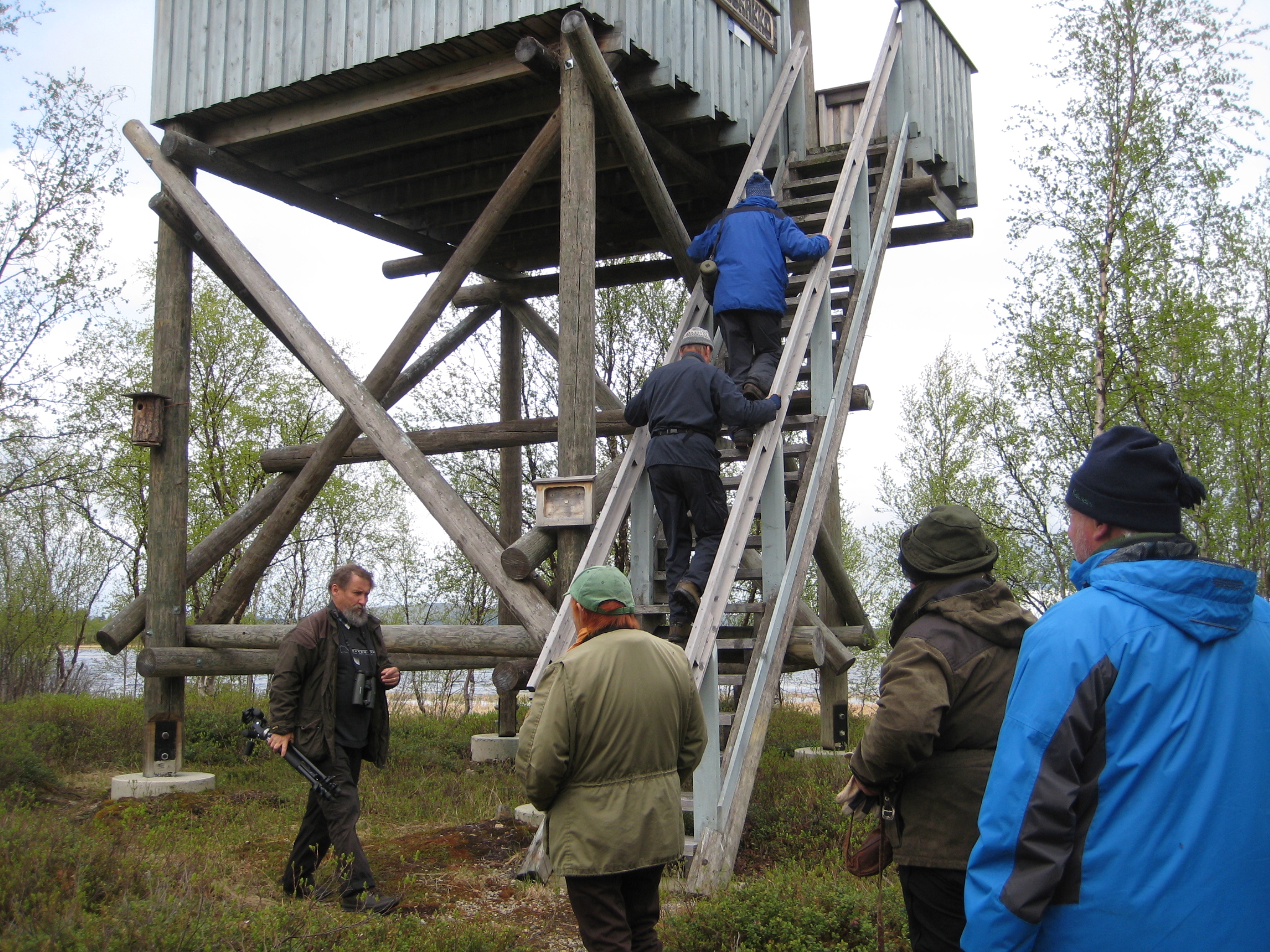 Bird watching trip, 2010. Photo: Riina Kaisa Laitila. Bird watching trip, 2010.